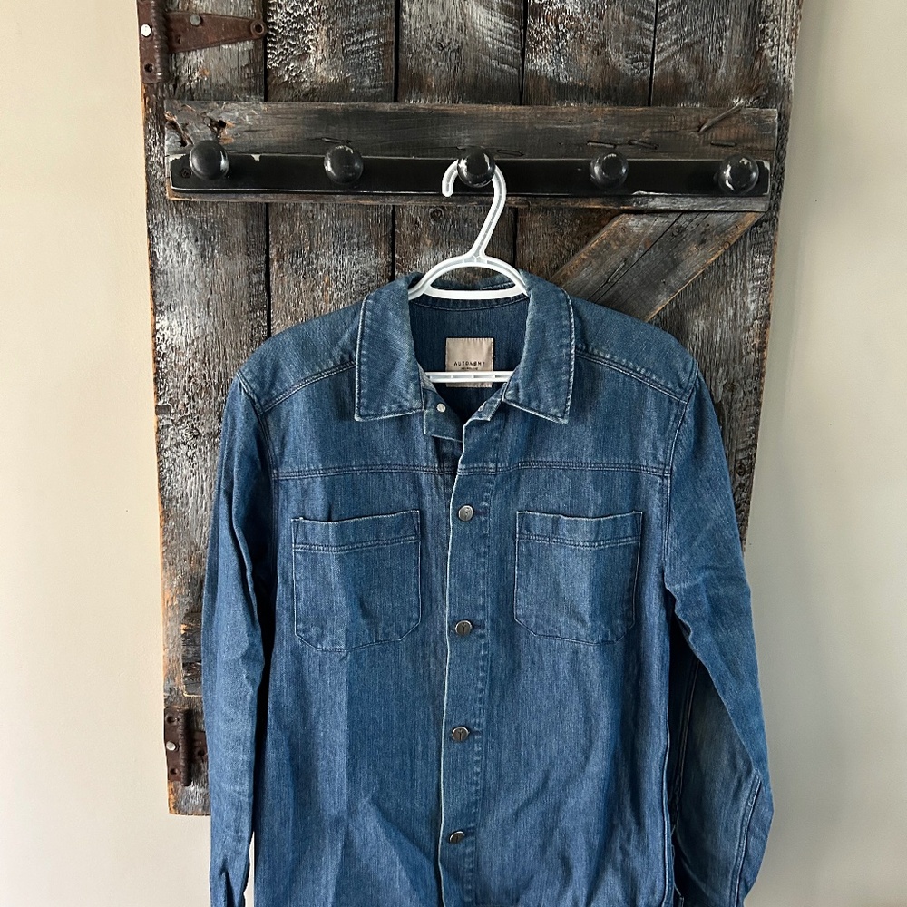 Autonomy Men's Denim Jean Jacket - Size Medium